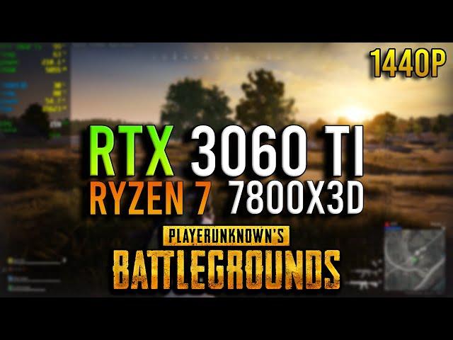 PUBG: BATTLEGROUNDS | GeForce RTX 3060 Ti + Ryzen 7 7800X3D |1440p Low vs Maximum Settings