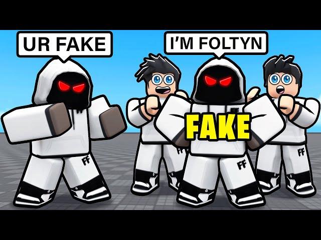 I Found A FAKE Foltyn SCAMMING, So I EXPOSED Him.. (Roblox Blade Ball)