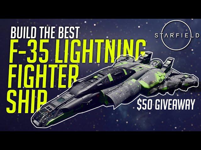 How To Build The Best F-35 Lightning Fighter Ship in Starfield