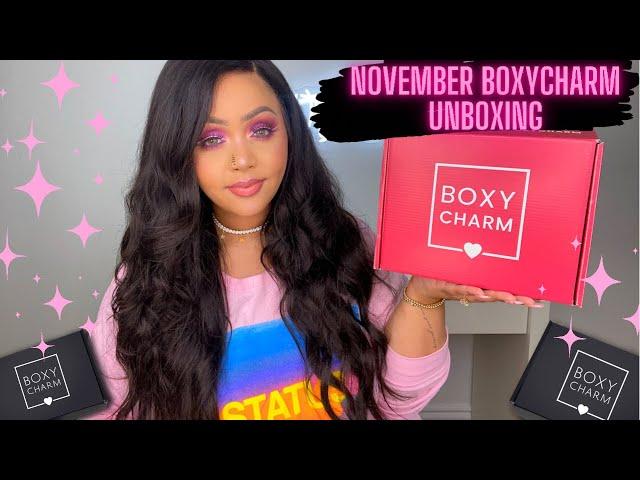 BOXYCHARM NOVEMBER 2021 $25 BASE UNBOXING & TRY-ON  | BEAUTY BOX | FT. ANA LUISA JEWELRY 