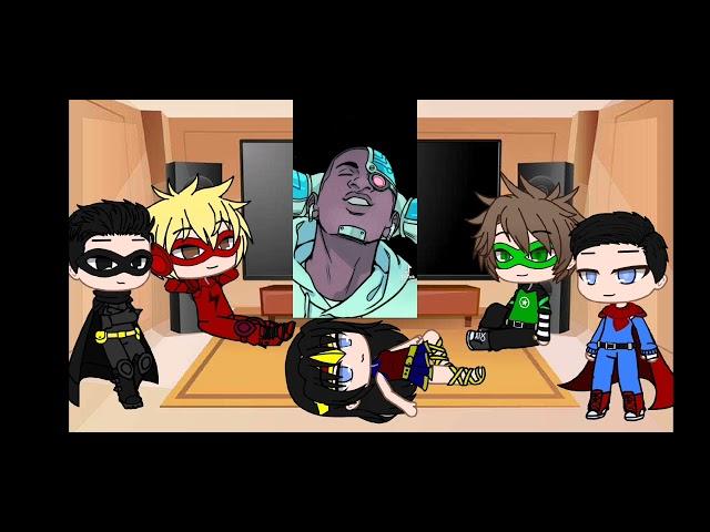 Justice leagule react to teen titans #2