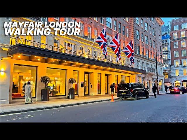 Experience London Mayfair: Walking the upscale streets of London's elite district ️