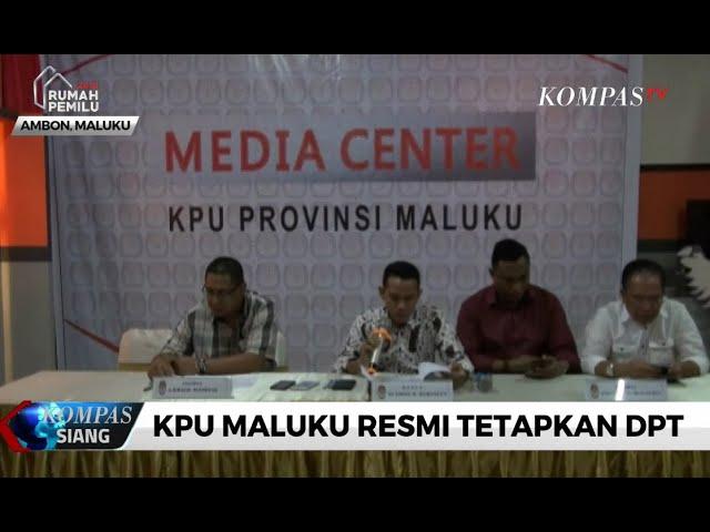 KPU Maluku Resmi Tetapkan DPT