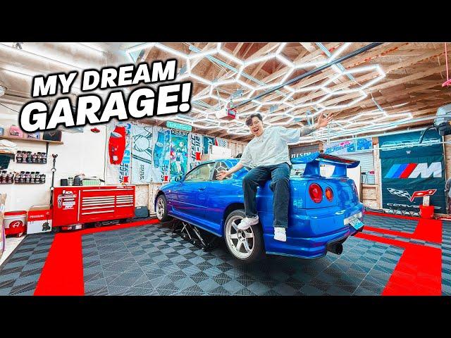 I Built My Dream Garage! *INSANE TRANSFORMATION*