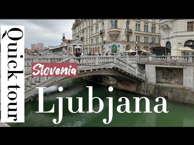 Three Bridges, Dragon Bridge & Castle quick tour #trip #2022 #ljubljana