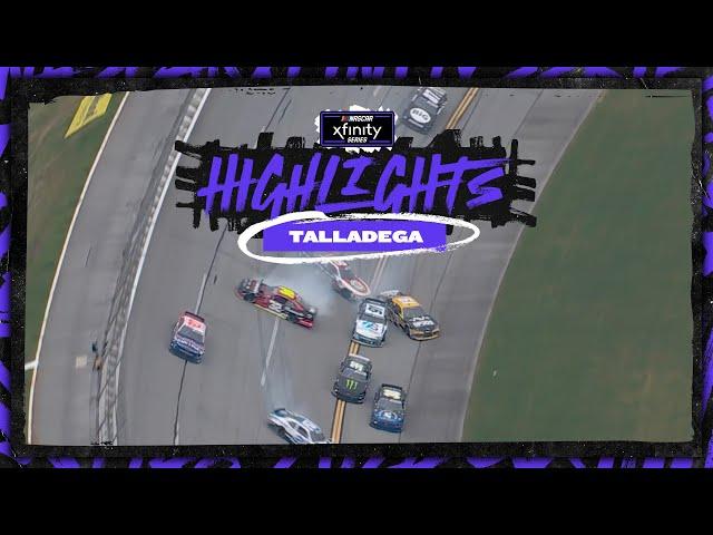 Hill gets loose after Kligerman contact to trigger multicar wreck from lead