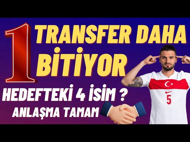 1 Transfer bitiyor  Anlaşma tamam gözler   hedefteki 4 isimde son dakika #trabzonspor