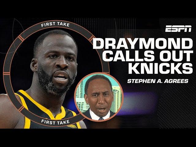 Draymond Green throws shade at Knicks  Stephen A. agrees  | First Take