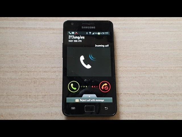 Galaxy S2 Incoming Call Over 2 Minutes of Over The Horizon