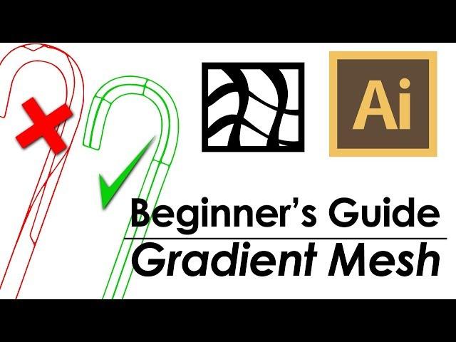 How to use the Gradient Mesh Tool - Adobe Illustrator Tutorial - What not to do