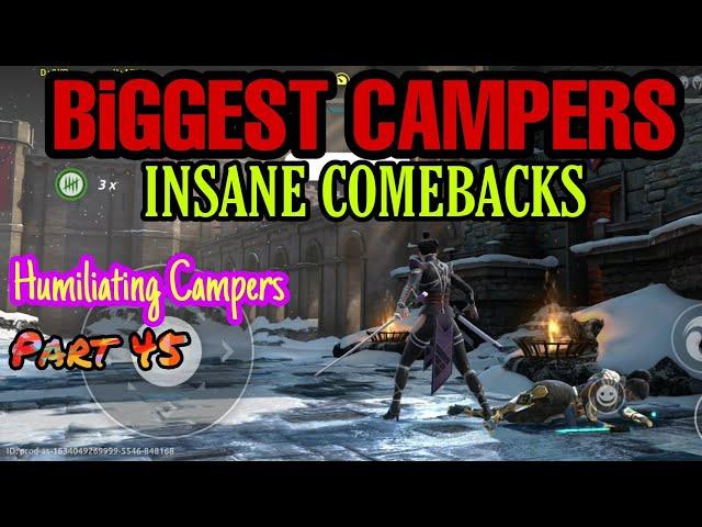 Shadow Fight Arena - Biggest Campers Insane Comebacks | Humiliation Of Campers Part 45