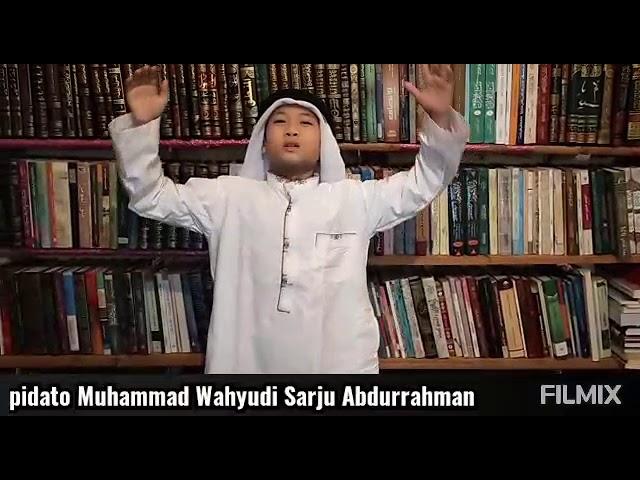 Pidato Muhammad Wahyudi Sarju