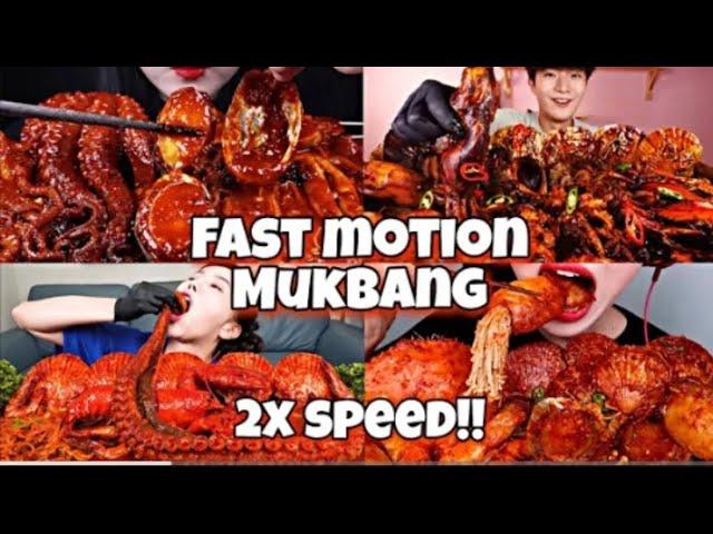 Fast eating challenge ASMR!!!!  #mukbang