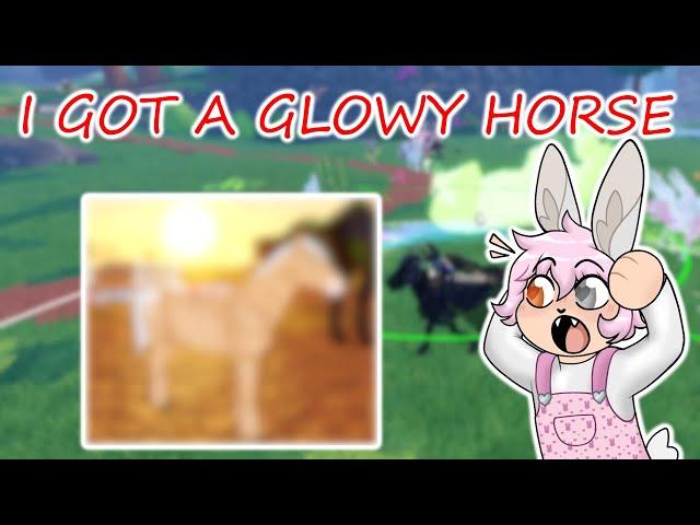 I got a NEON GLOWING HORSE in Horse Life!!!