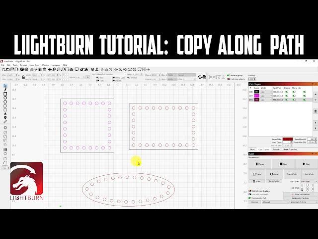 Lightburn Tutorial: Copy Along Path