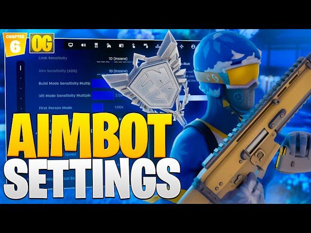 *NEW* AIMBOT Controller Settings For Fortnite OG + Chapter 6!  (PS4/PS5/XBOX/PC)