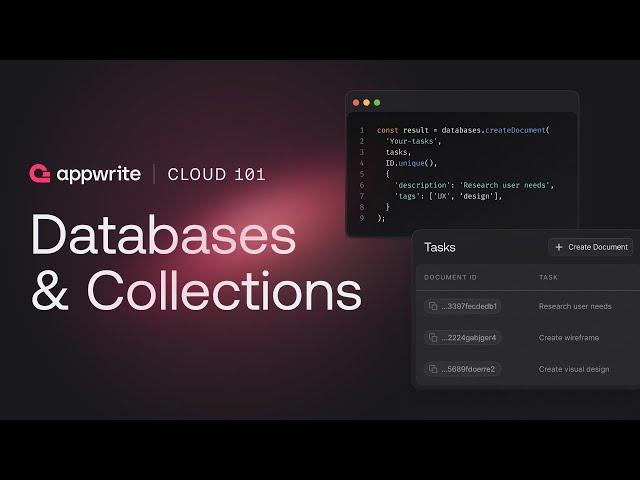 Appwrite's Database and Collections