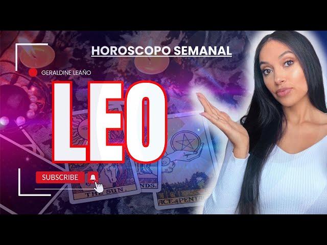 LEO HOROSCOPO 18 al 24 DE NOVIEMBRE 2024