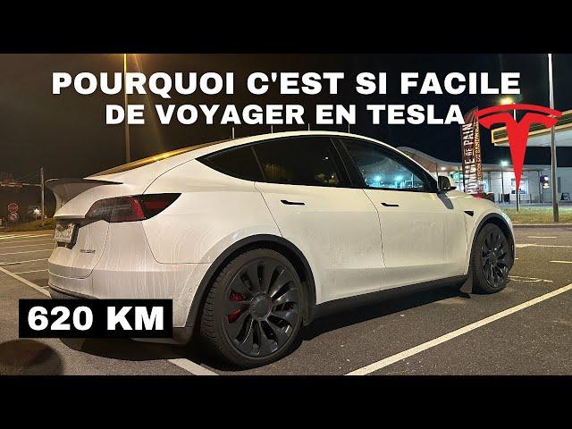 Long trajet en Tesla: pourquoi c'est si facile? Je vous explique!