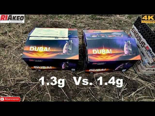 Riakeo Fireworks - Duabai Vergleich 1.4g Vs. 1.3g (Aktuelle Charge) Beide geil!