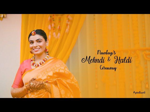 Navdeep "s Mehndi & Haldi Ceremony | Cinematic Highlite 2024 | GS SIDHU ART |