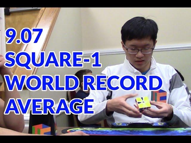 [Former WR] 9.07 Square-1 World Record Average by Brandon Lin