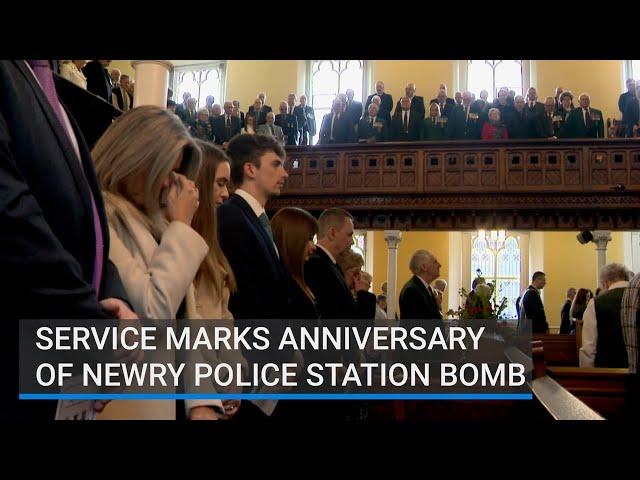 Newry service marks 40th anniversary of the largest single loss of police personnel in the Troubles