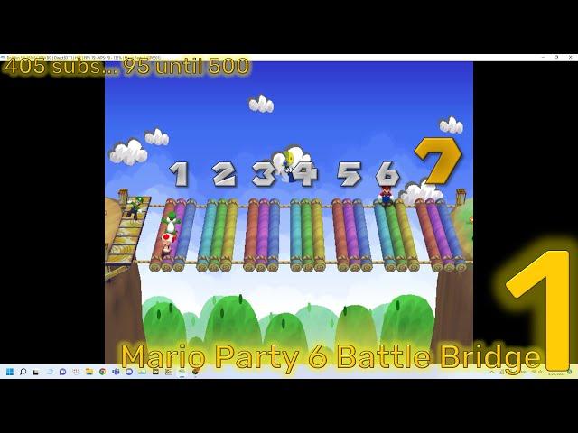 Mario Party 6 Battle Bridge #1 - Mario vs Luigi vs Yoshi vs Toad
