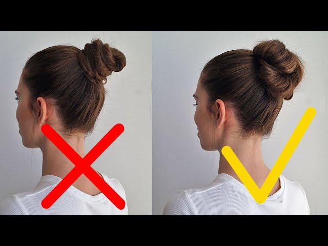 HOW TO:VOLUMINOUS BUN TRICK. MEDIUM/LONG HAIR