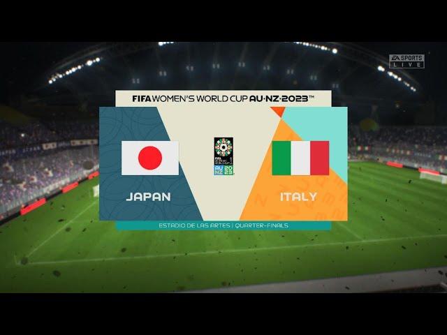 FIFA23 - Japan vs Italy (6 - 3) - Quarter-Final FIFA Women's World Cup™ | World Class