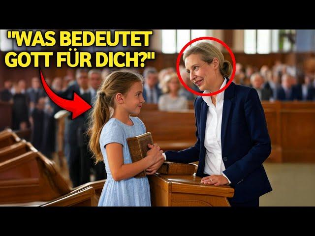 Ein kleines Mädchen fragt Alice Weidel nach Gott – ihre Antwort rührt sie zu Tränen!