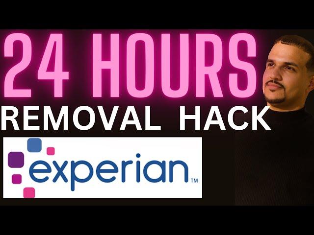 EXPERIAN 24 HOUR HARD INQUIRY REMOVAL HACK!