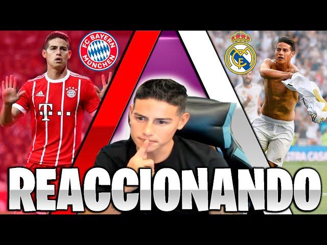 James Reacciona a sus GOLES Y ASISTENCIAS EN EL REAL MADRID Y BAYERN MÚNICH