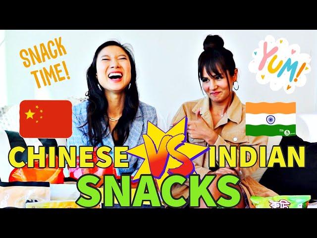 Trying Indian Snacks For The First Time || Sundays With Shu #40