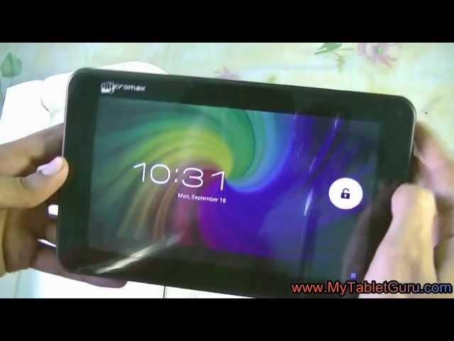 Unboxing of Micromax Funbook P255