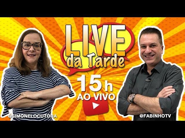 LIVE da Tarde - Agora no FACEBOOK: Fabio Parpinelli TV