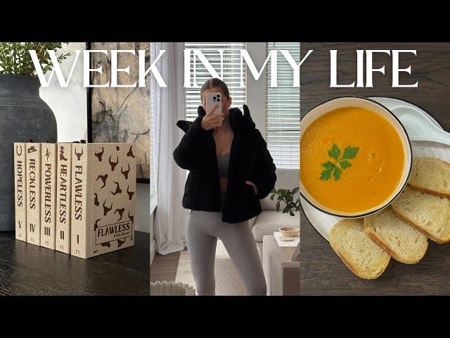 chaotic week in my life | living solo, lululemon haul, finding new hobby & cozy fall soup!