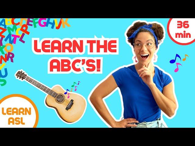 Learn the ABC's for Toddlers and Preschool - Phonetics, American Sign Language and Singalongs!