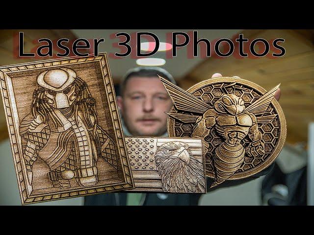 How to Laser STL Image 3D laser Effect  Image-r Lightburn