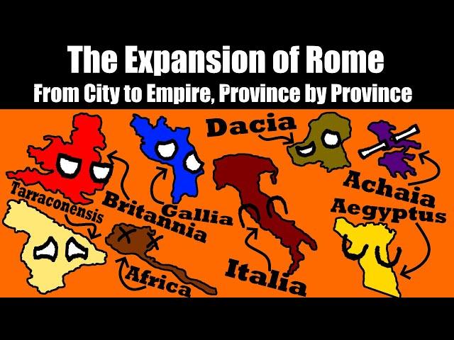 Conquering the Ancient World || Rome's Expansion Province by Province