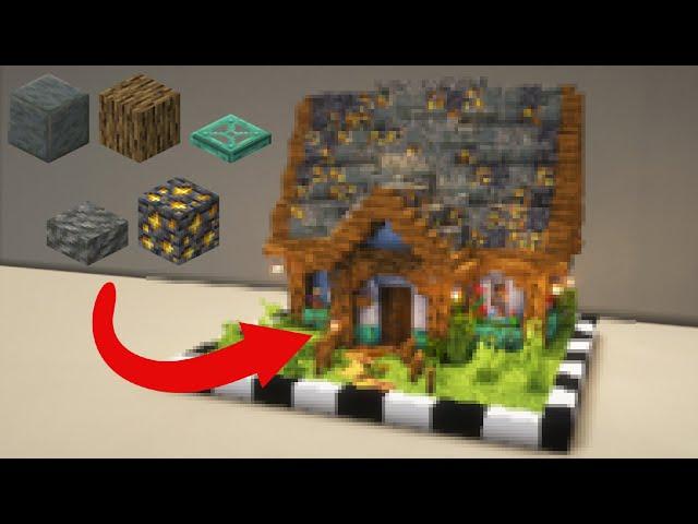 Minecraft | Building a House With RANDOM BLOCKS!