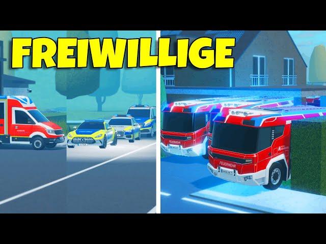 NEUE FREIWILLIGE EINSATZKRÄFTE in NOTRUF HAMBURG  ROBLOX Deutsch