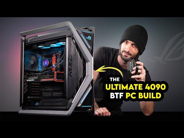 I Built The Most Powerful 4090 BTF Gaming PC! | ASUS ROG Hyperion BTF Edition