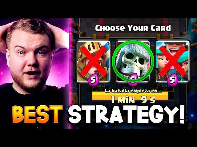 THE BEST TRIPLE DRAFT STRATEGY IN CLASH ROYALE TOURNAMENT!