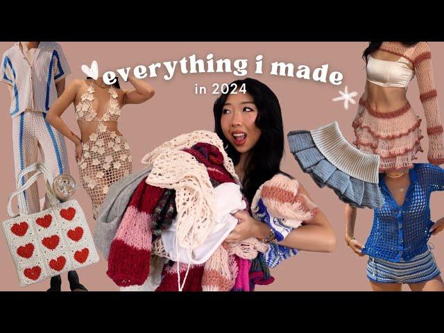 everything i crocheted & knit this year try on (LONG)