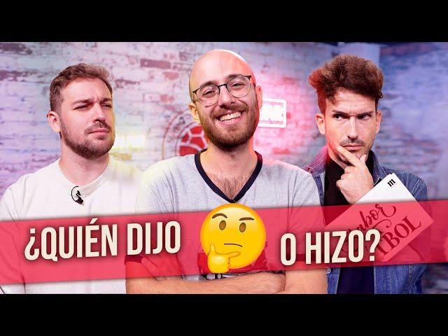  ¡NUEVO!  ¿QUIÉN DIJO o HIZO?  | Sabor a Fútbol 