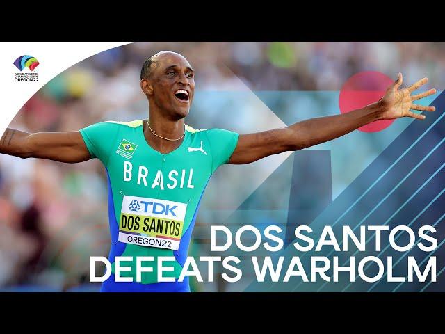 INSANE RACE! Dos Santos wins 400m hurdles title  | World Athletics Championships Oregon 22