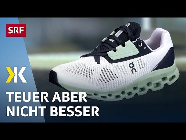 Laufschuhe im Test: Hält das Material von On, Adidas, Nike & Co.? | 2022 | Kassensturz | SRF