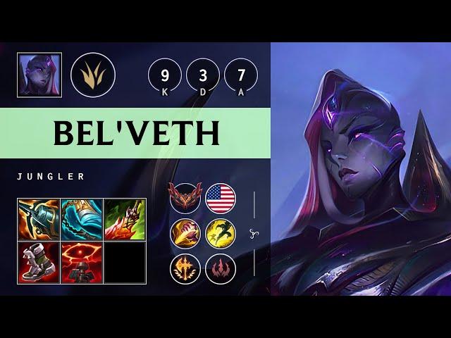 Bel'Veth Jungle vs Nidalee: Killing spree - NA Grandmaster Patch 14.23