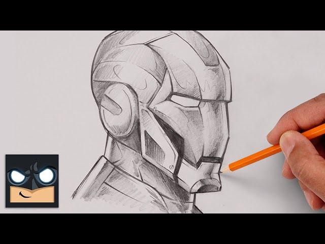 How To Draw Iron Man | 17 Minute Sketch Tutorial